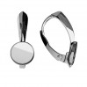 Lever Back Earrings, Resin, Earring Findings, FMG 8 MM KLS - 1,30 MM
