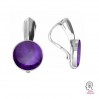 Lever Back Earrings, 8mm, Resin, Earring Findings, FMG 8 MM KRP - 1,30 MM