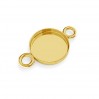Pendant Base, Resin, Pendant Findings, FMG 8 MM CON 2 - 1,30 MM