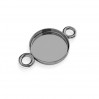 Pendant Base, Resin, Pendant Findings, FMG 8 MM CON 2 - 1,30 MM