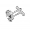 Kalvosinnapit, koruosat, hartsikorut, FMG ROUND 14 MM CUFFLINK - 2,60 MM