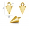 Cone Pendant, End Caps, Jewelry Findings, ODL-00252