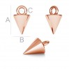 Cone Pendant, End Caps, Jewelry Findings, ODL-00252