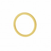 Circle Pendant, 13mm, Silver Jewelry, Jewelry Findings, LK-1502 - 0,40 