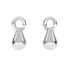 Anhänger, Ohrringteile, Schmuckteile, ODL-00639 12x14 mm 