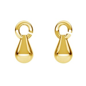Anhänger, Ohrringteile, Schmuckteile, ODL-00639 12x14 mm 