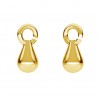 Anhänger, Ohrringteile, Schmuckteile, ODL-00639 12x14 mm 