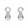 Anhänger, Ohrringteile, Schmuckteile, ODL-00639 12x14 mm 
