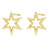 Stern-Ohrstecker, Ohrringteile, Silberschmuck,  ODL-00681 KLS