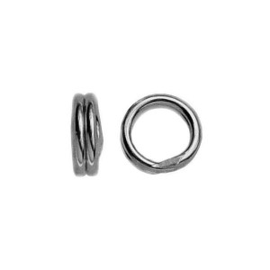 Double Jump Ring, Jewelry Findings, OG 7 - 2,1x3,1 mm
