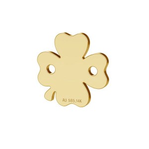 14K 585 Kulta, Apila-riipus, korujakaja, kultakorut, LKZ-00943 - 0,30