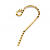 14K Gold AU 585 Ear Wire Earrings, Earring Findings, SG-BO 14