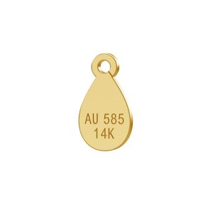 14K Gold AU 585, Endteile, Schmuckteile, LKZ-00127 - 0,30