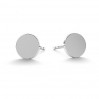 Round Earring Posts, Earring Findings, Jewelry Findings, LK-0617 KLS - 0,50