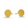 Round Earring Posts, Earring Findings, Jewelry Findings, LK-0617 KLS - 0,50