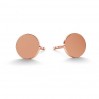 Round Earring Posts, Earring Findings, Jewelry Findings, LK-0617 KLS - 0,50