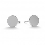Round Earring Posts, Earring Findings, Jewelry Findings, LK-0617 KLS - 0,50