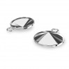 Pendant for Swarovski Rivoli, 8mm, Jewelry Findings, OKSV 1122  8 MM CON 1 ver. 3