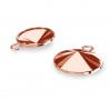 Pendant for Swarovski Rivoli, 8mm, Jewelry Findings, OKSV 1122  8 MM CON 1 ver. 3