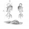 Goldfischanhänger, Goldfish, Silberschmuck, ODL-00210