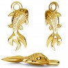 Goldfischanhänger, Goldfish, Silberschmuck, ODL-00210