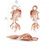 Goldfischanhänger, Goldfish, Silberschmuck, ODL-00210