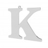 Buchstaben-Anhänger, Silberschmuck, LKM-2488 - 0,60