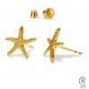 Starfish Earring Posts, Earring Findings, Jewelry Findings, ODL-00354 KLS