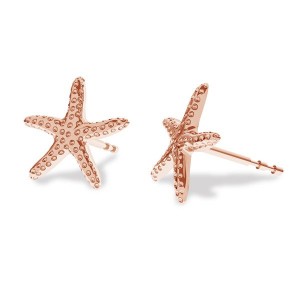 Starfish Earring Posts, Earring Findings, Jewelry Findings, ODL-00354 KLS Starfish Earring Posts, Earring Findings, Jewelry Findings, ODL-00354 KLS