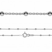 Anchor Chain, Silver Chains,  A 030 PL 2,0 (35-60cm)