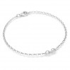 Bracelet Base, Silver Chains, 15,5cm, Rolo, S-BRACELET 11 (ROLO OVAL 0,35X0,60)