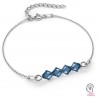 Armband Basis, Silberkette, 17+4cm,  S-BRACELET 3