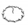 Bracelet Base, Swarovski Rivoli 8,29 mm, Silver Chains, OKSV 1122 SS 39 BR