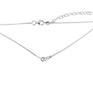 Halskette Basis, Silberkette, S-CHAIN 10 PDS 35 - (20+20 cm)