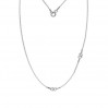 Necklace Base, Silver Chains, 40cm, A 030, S-CHAIN 24
