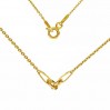 Necklace Base, Silver Chains, 35cm, S-CHAIN 2 (A 030)