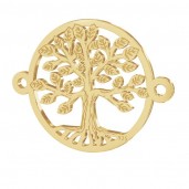 Tree of Life Pendant, Jewelry Findings, LKM-2514 - 0,50 15x19,6 mm 