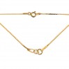 Necklace Base, Silver Chains (20+20+1cm) Box Chain, -S-CHAIN 3  KV 015 4L