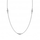 Necklace Base, Silver Chains, Anchor Chains, A 030 - S-CHAIN 4