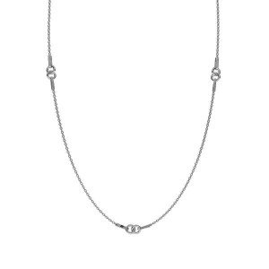 Necklace Base, Silver Chains, Anchor Chains, A 030 - S-CHAIN 4