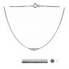 S-CHAIN 6 - (20+20 cm) - Necklace base SNAKE 020 DC8L