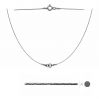S-CHAIN 7 - (20+20 cm) - Necklace base CARDANO 030 DC8L