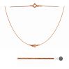 S-CHAIN 7 - (20+20 cm) - Necklace base CARDANO 030 DC8L