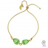 Armband Basis, Swarovski Pear Fancy 4320, Schmuckteile, OKSV 4320 MM 14 BR+SL2 