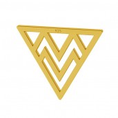 Triangle Pendant, Jewelry Findings,  LKM-2049 - 0,50