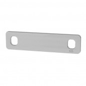 Rectangular Pendant, Connector, Silver Jewelry, LKM-2003 - 0,40 6x25 mm 