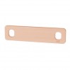 Rectangular Pendant, Connector, Silver Jewelry, LKM-2003 - 0,40 6x25 mm 