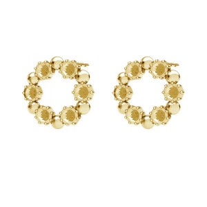 Earring Post for Swarovski 1088, Earring Findings,  ODL-00704 KLS 14,2 mm (1088 PP 18) 
