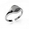 Ring Base, One Size, Jewelry Findings, ODL-00735 7,5x19 mm