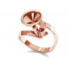 Sormuspohja, Swarovski kiteet ja helmi, koruosat, D-RING ODL-00088 (1122 SS 39, 5818 MM 10) ver.2 